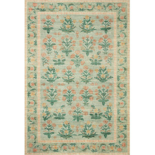 Rifle Paper Co. Rifle Paper Co. x Loloi Floral Willow Sky Area Rug